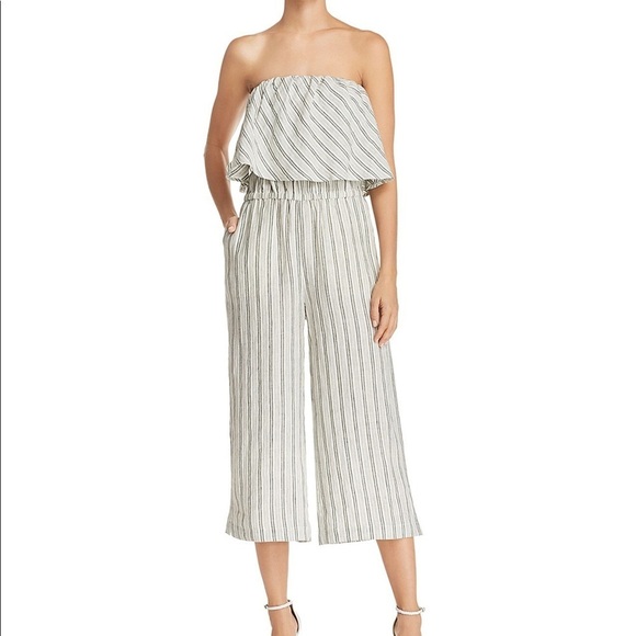 Joie Brogan Stripe Linen Jumpsuit